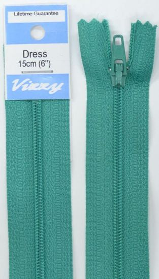 15cm Sea Mist Zipper