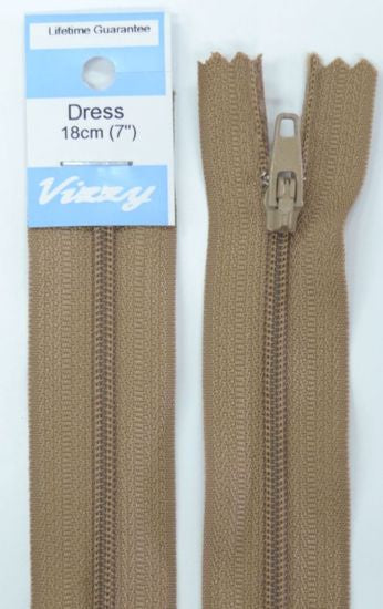 18cm Camel Zipper