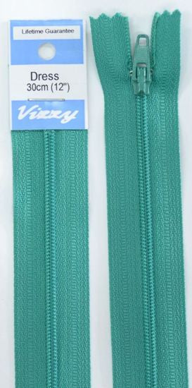 30cm Sea Mist Zipper