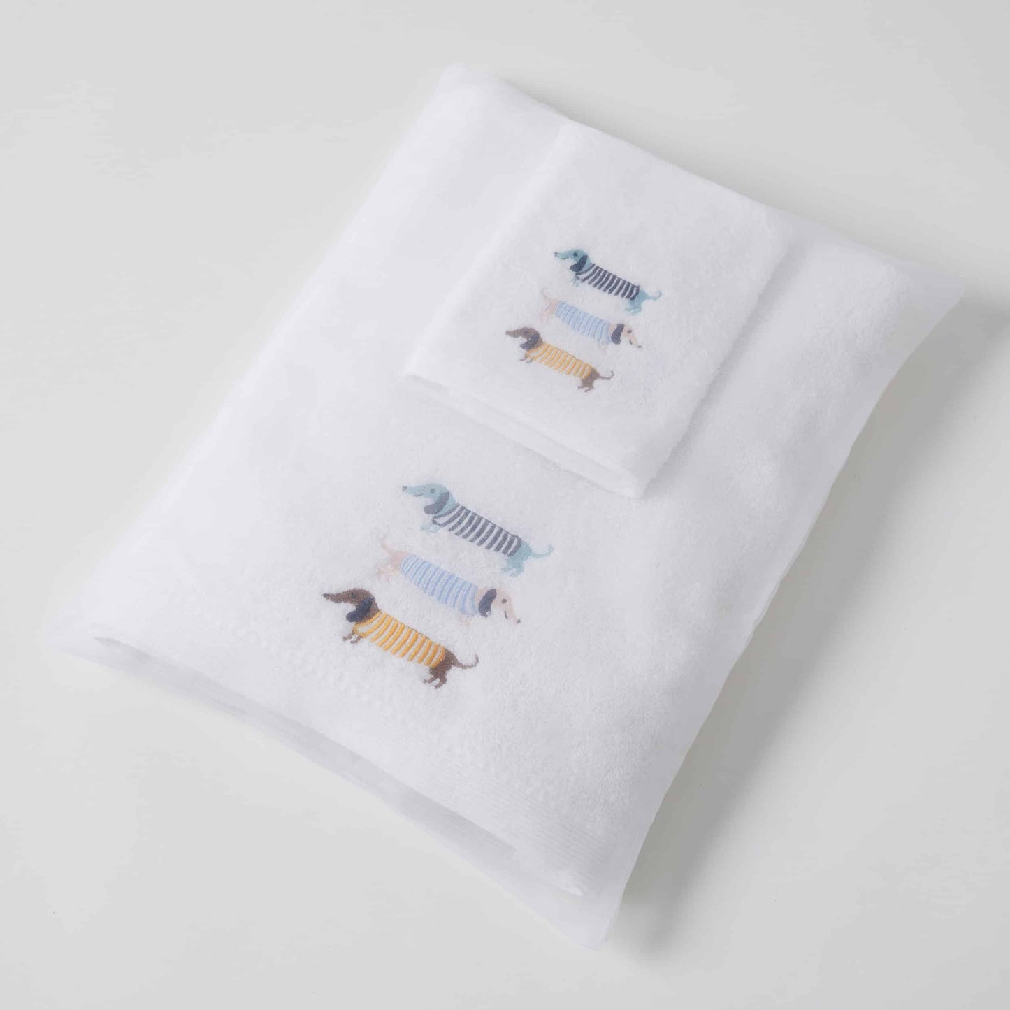 Dachshunds Bath Towel & Washer