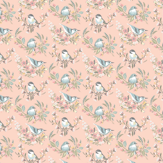 Songbird Serenade Meadow Nests Pink