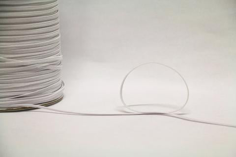 3mm White Elastic