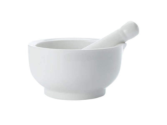 White Basics Mortar & Pestle 12cm