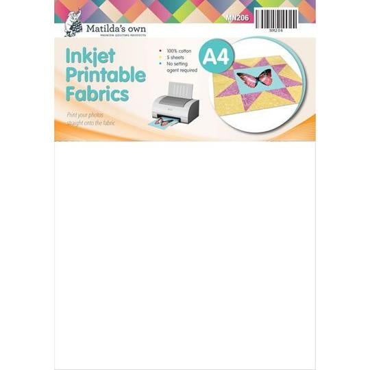 Inkjet Printable Fabrics A4