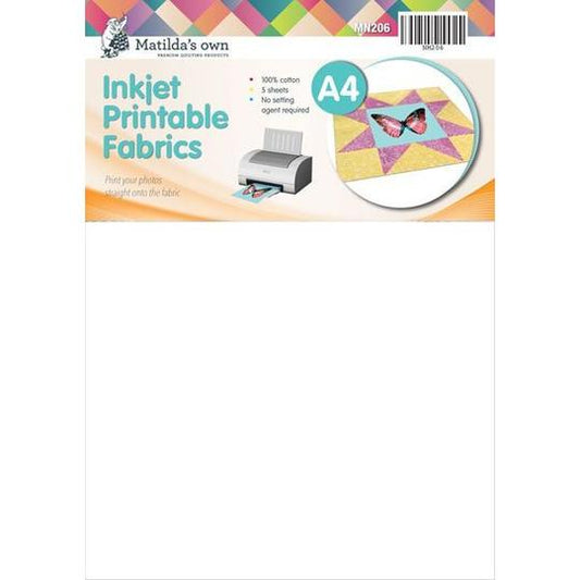 Inkjet Printable Fabrics A4