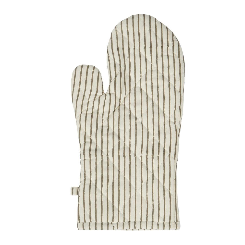 Cyra Stripe Cotton Oven Glove