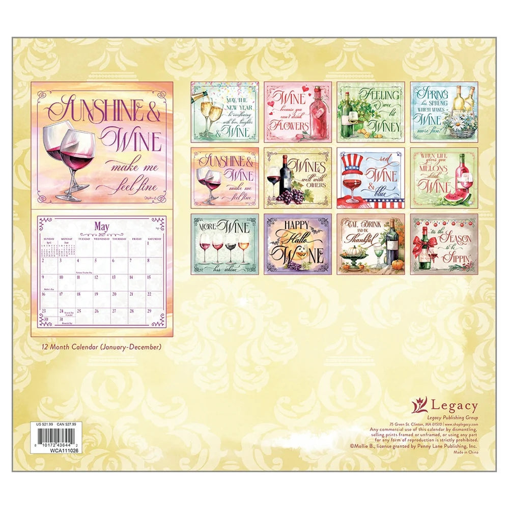 2027 Legacy Wine Calendar