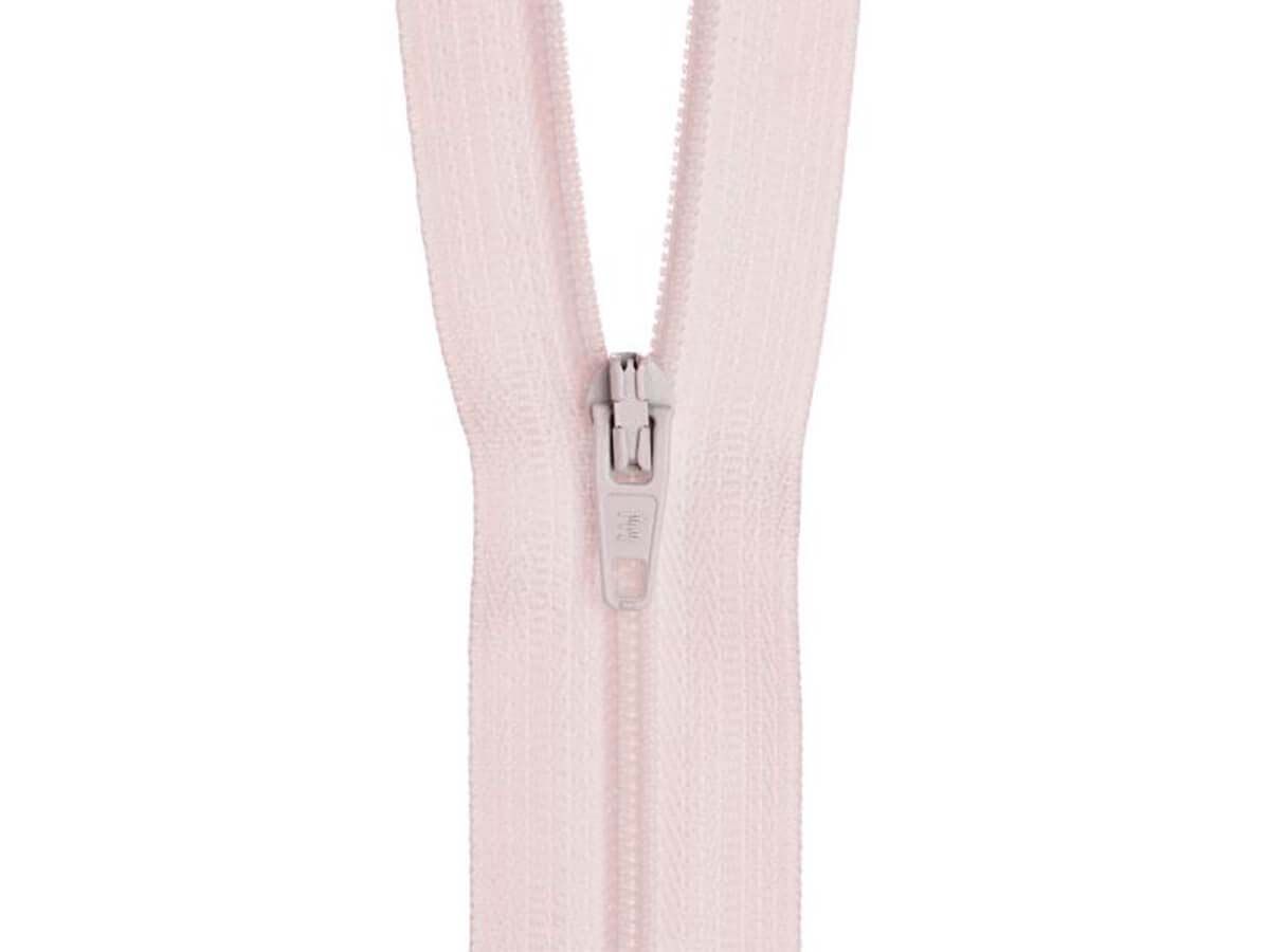25cm Baby Pink Zipper