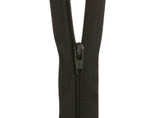 40cm Black Zipper