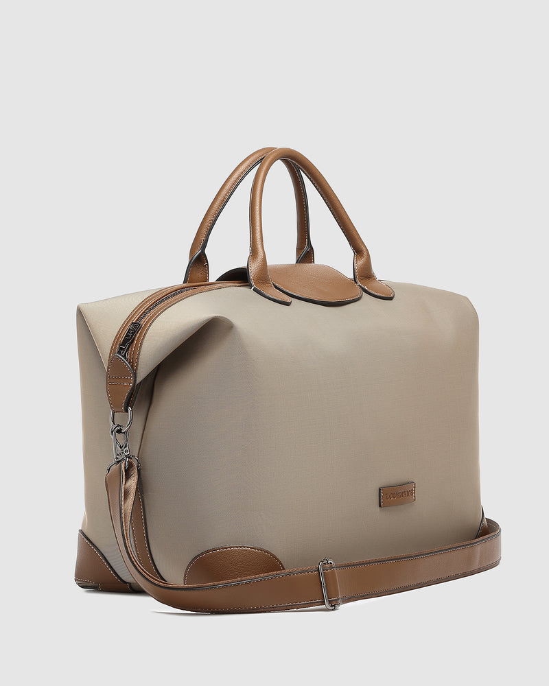 Hamilton Nylon Weekender Bag - Coffee