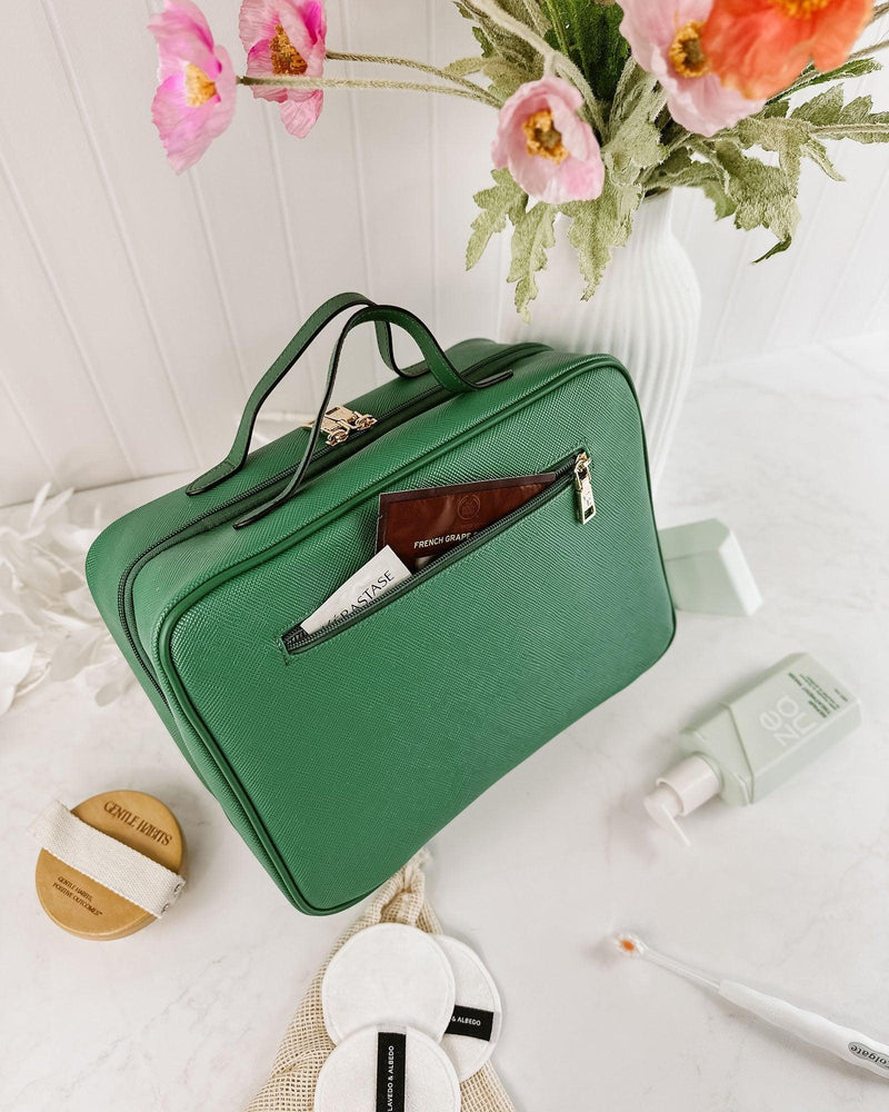 Emma Cosmetic Case - Green