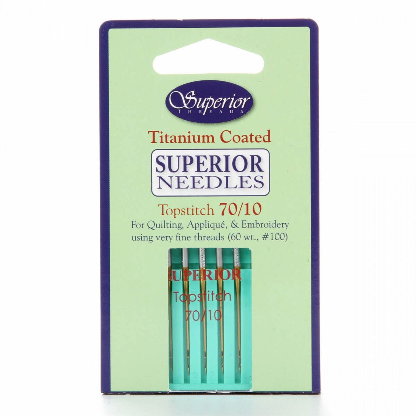 Superior Titanium Topstitch Needles - #70