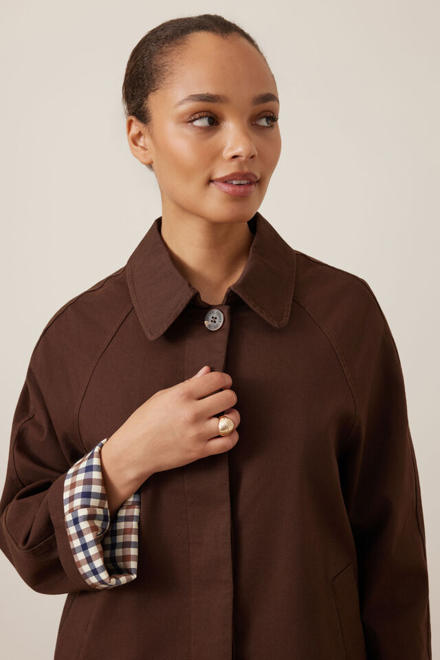 Pia Coat - Chocolate