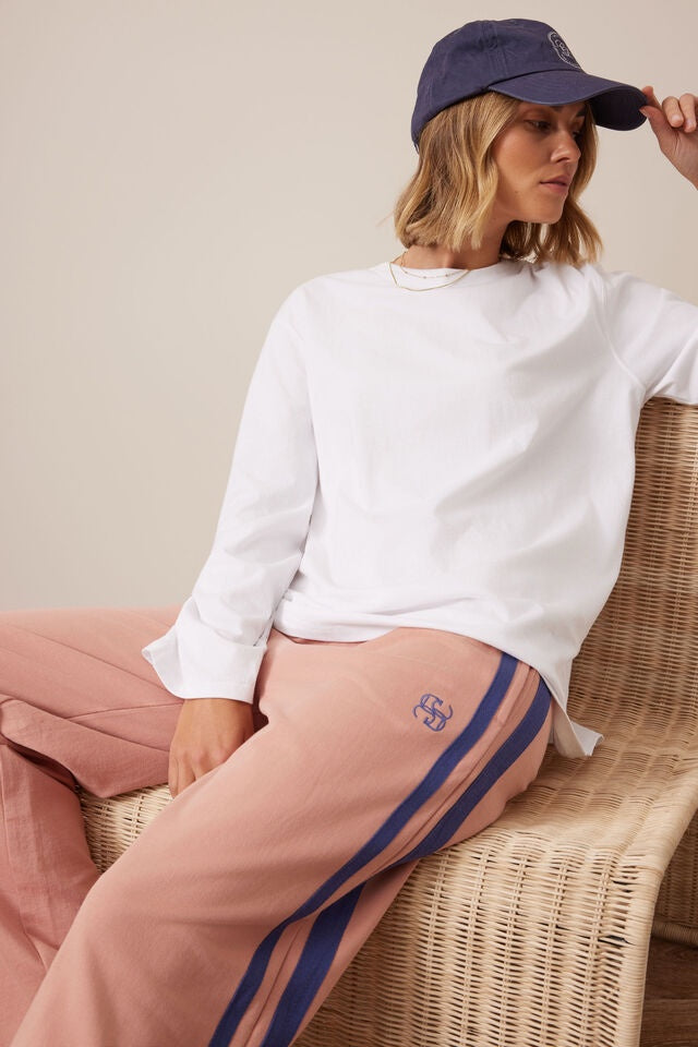 Finn Oversized L/S Tee - White