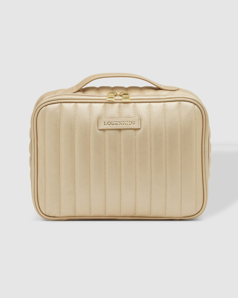 Maggie Rosie Cosmetic Bag Set -Champagne