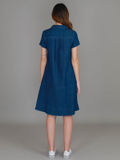 Tibby Denim Dress – Jean Blue