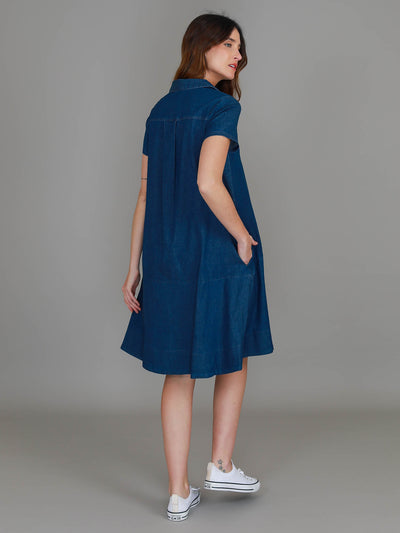 Tibby Denim Dress – Jean Blue