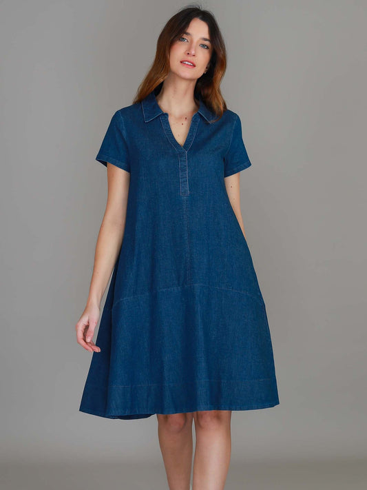 Tibby Denim Dress – Jean Blue