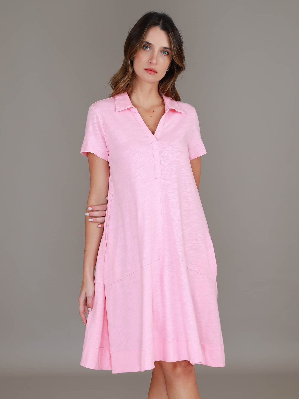 Tibby Polo Dress – Powder Dress