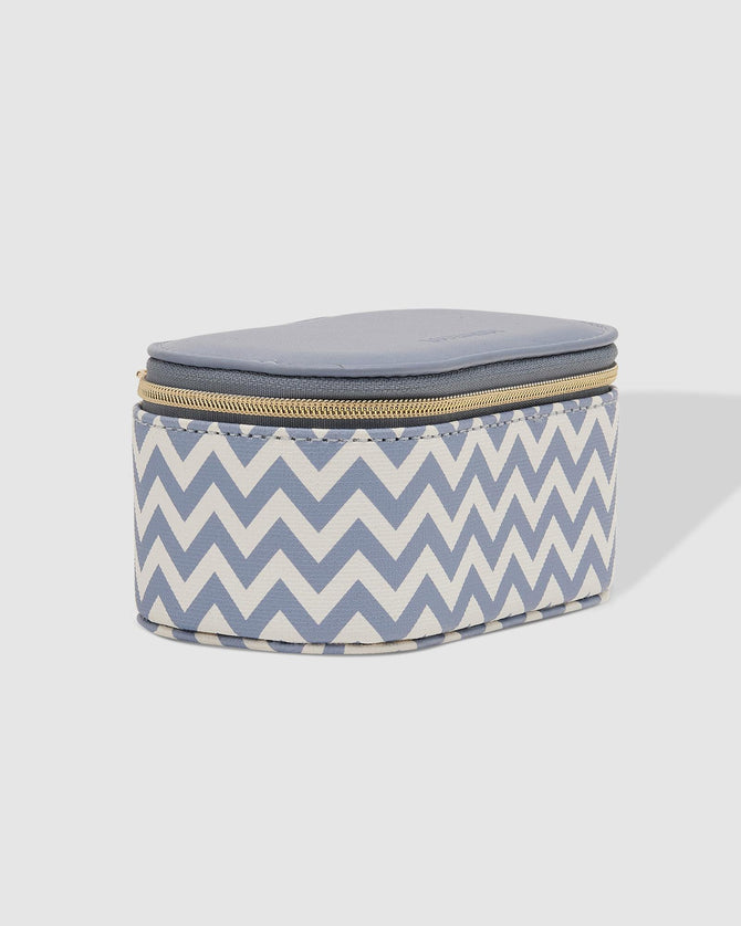 Olive Jewellery Box Chevron Jacaranda