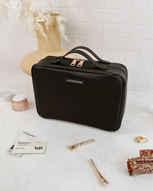 Georgie Cosmetic Case Black