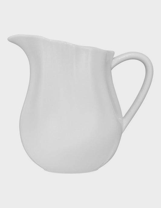 Florence Scallop Jug 1.8L White