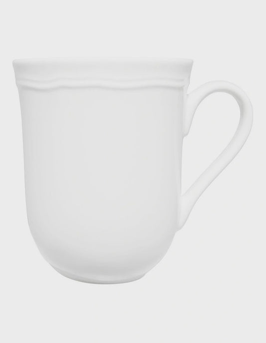 Florence Embossed Mug 390ML White