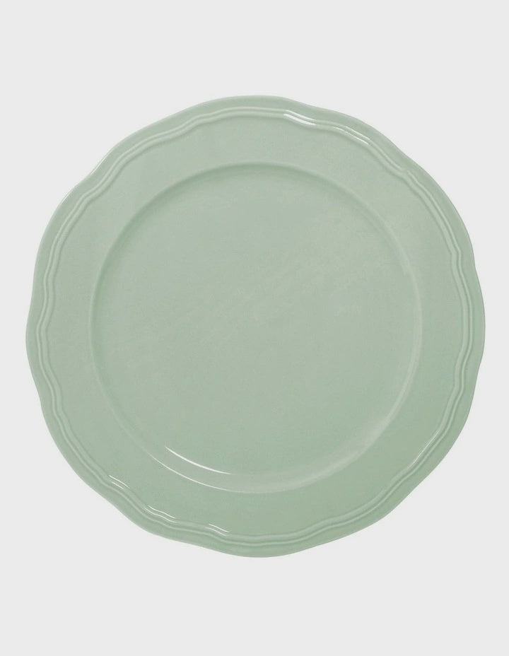 Florence Scallop Platter 33cm Sage Gift Boxed