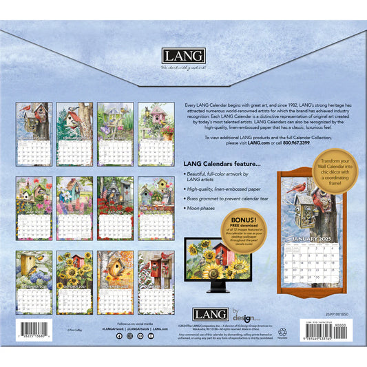 2025 Lang Birdhouse Calendar