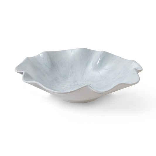 Tide Melamine Blue Serving Bowl