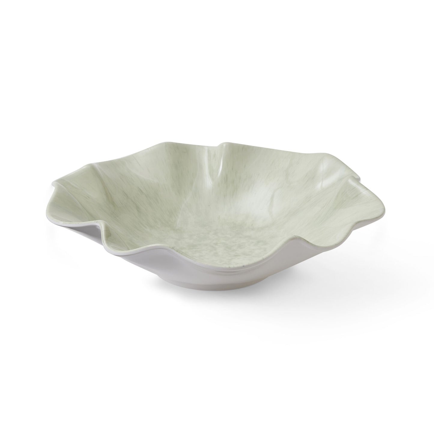 Tide Melamine Seafoam Serving Bowl