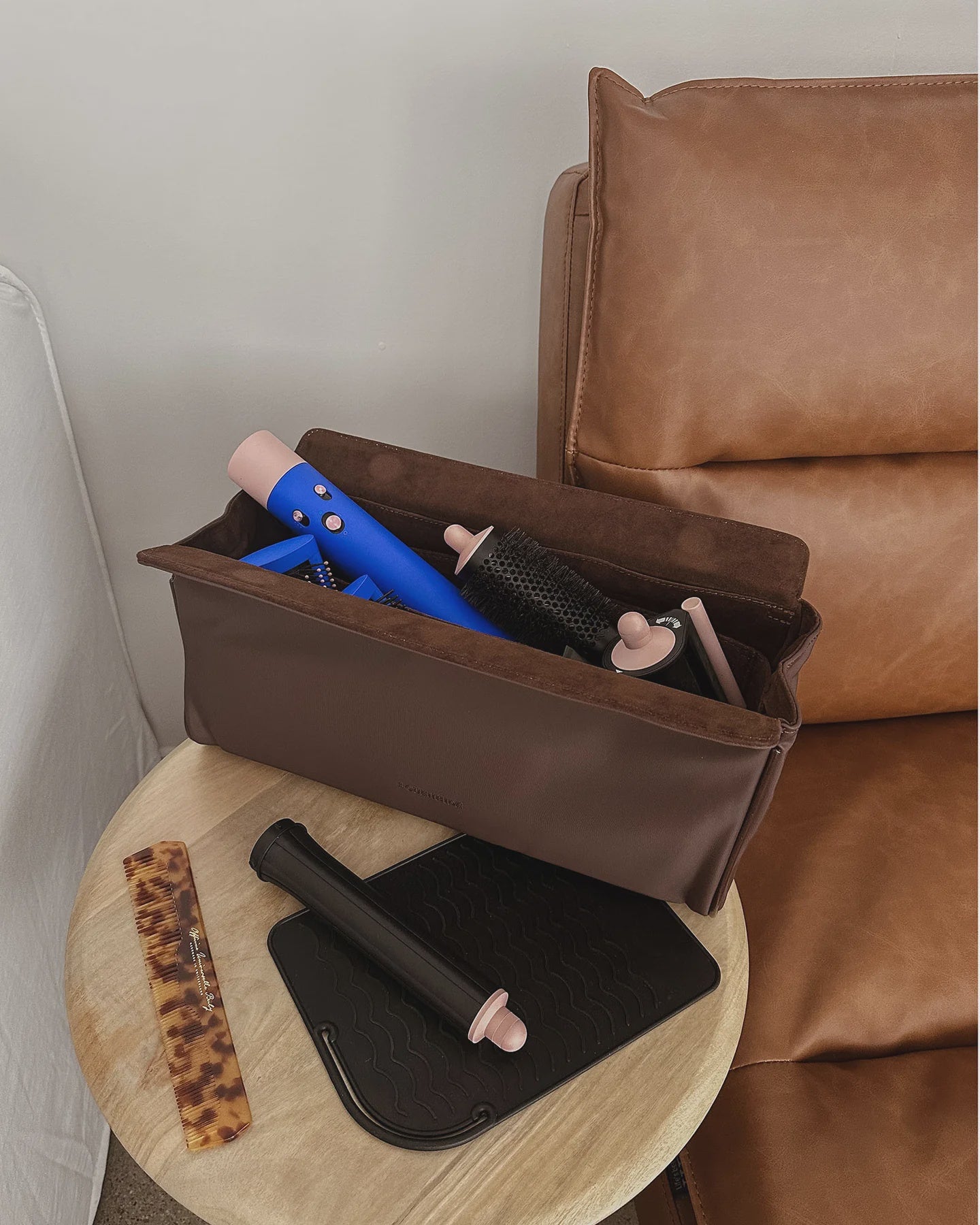Margot Hair Tool Travel Case - Chocolate