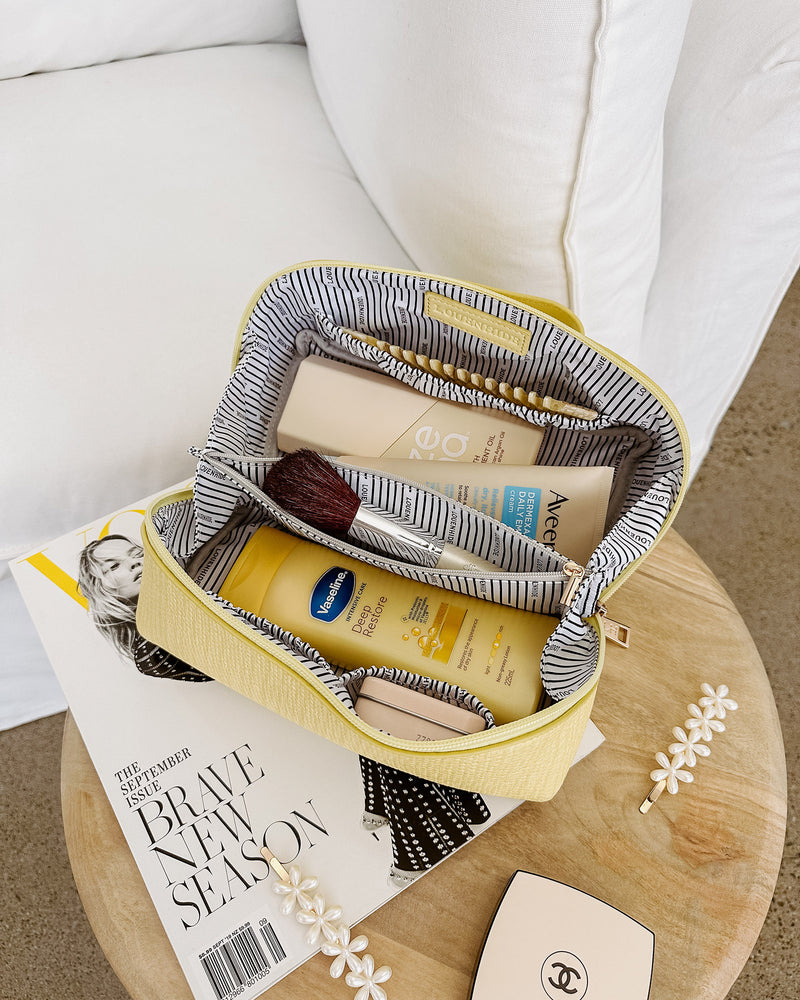 Mary Cosmetic Bag - Lemon