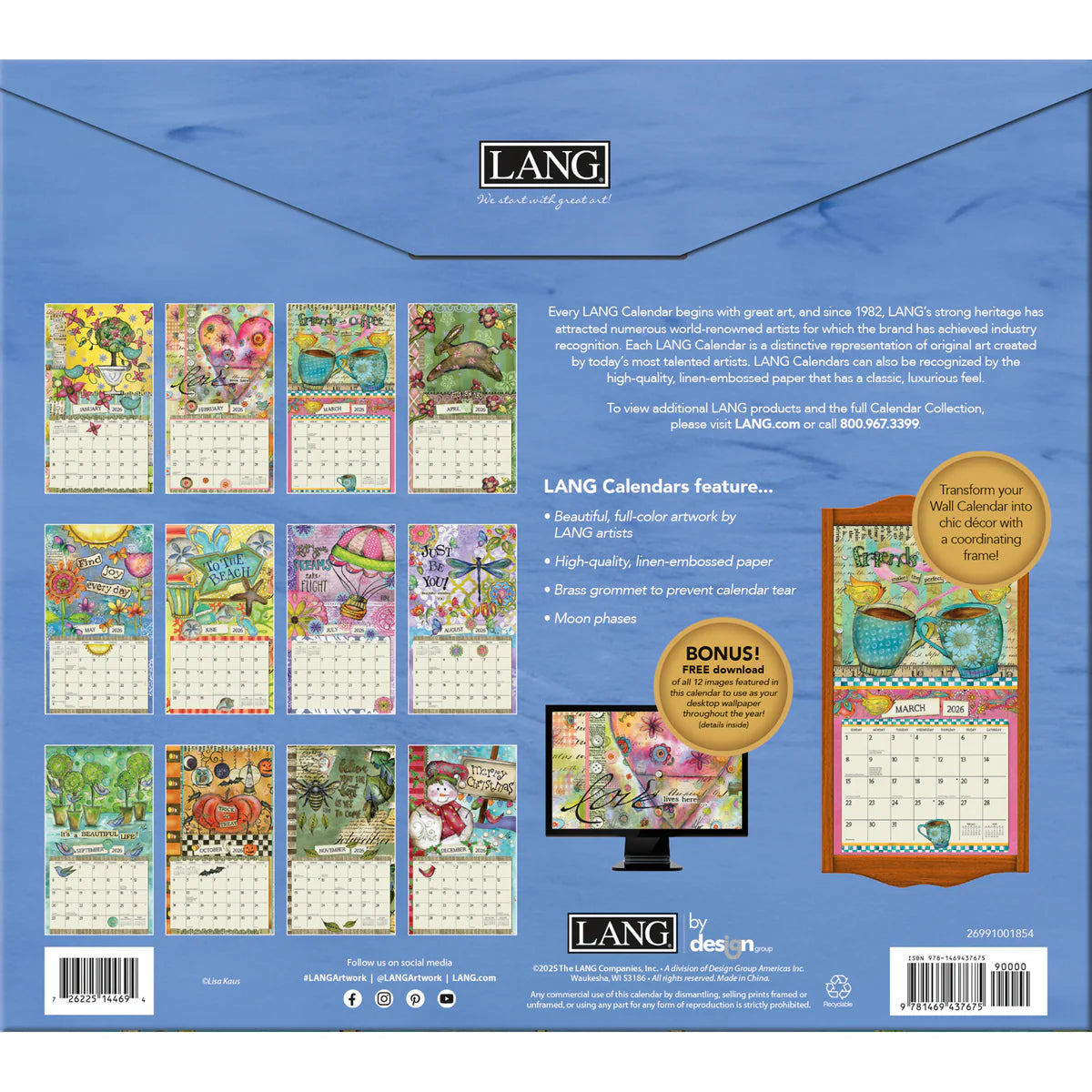 2026 Colour My World Calendar
