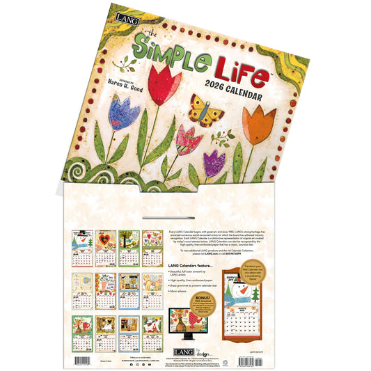 2026 Lang Simple Life Calendar