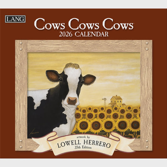 2026 Lang Cows Cows Cows Calendar