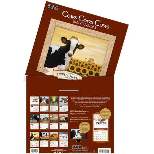 2026 Lang Cows Cows Cows Calendar