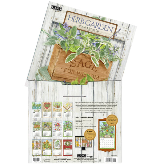 2026 Lang Herb Garden Calendar