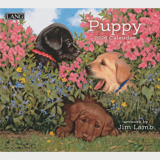 2026 Lang Puppy Calendar