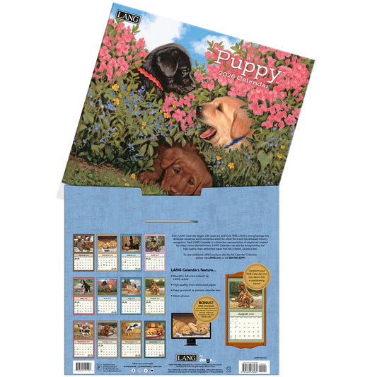 2026 Lang Puppy Calendar