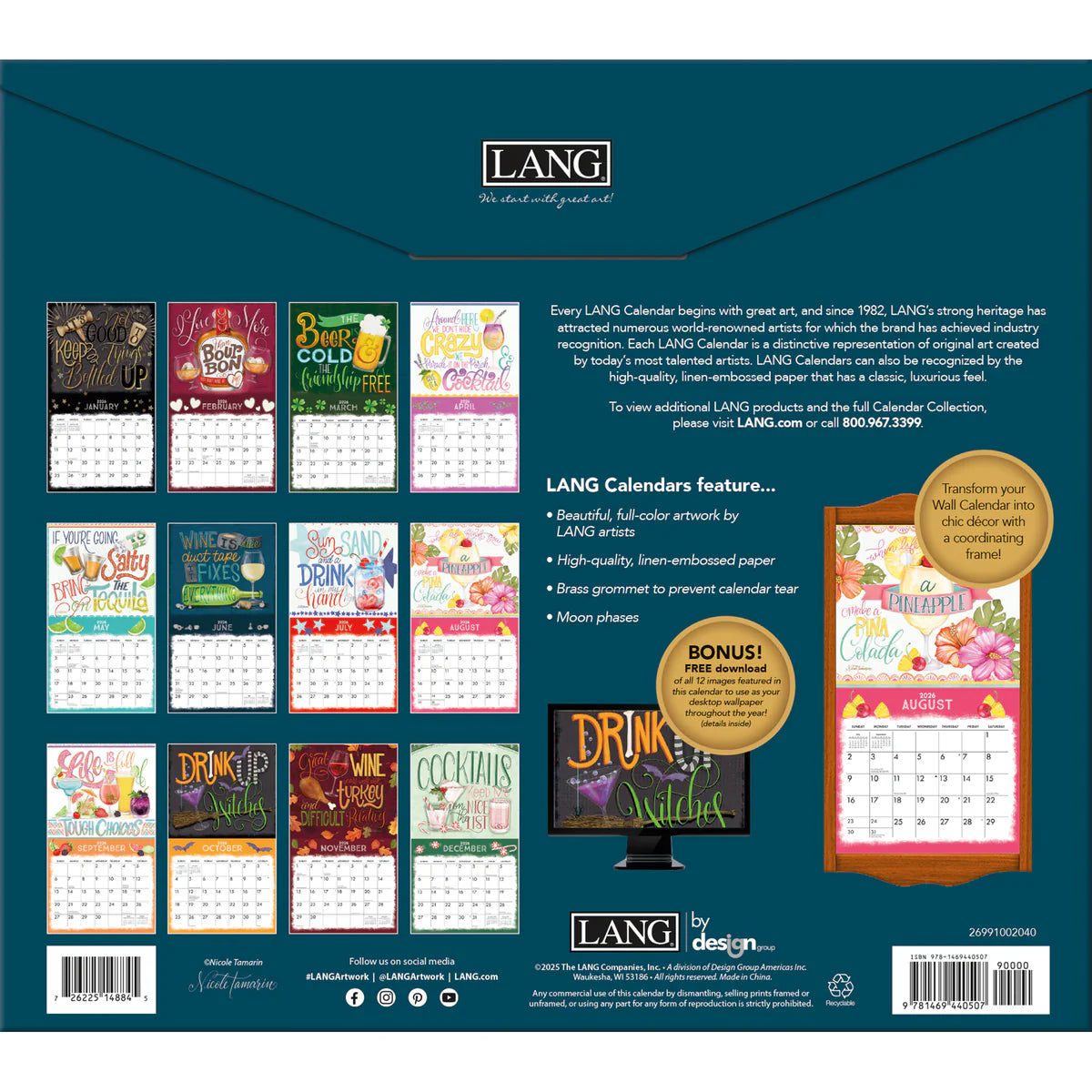 2026 Lang Happy Hour Calendar