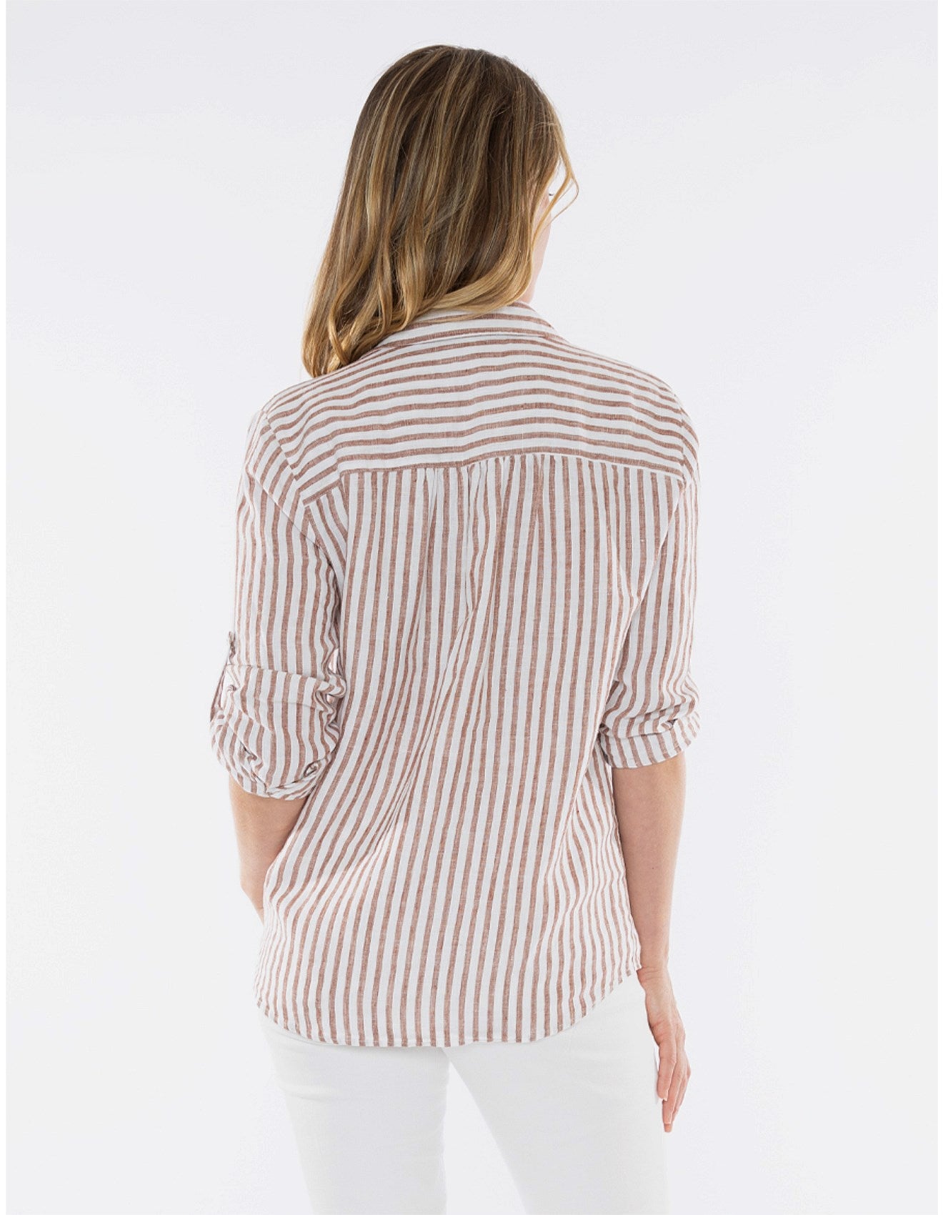 Stripe Linen Shirt Nutshell