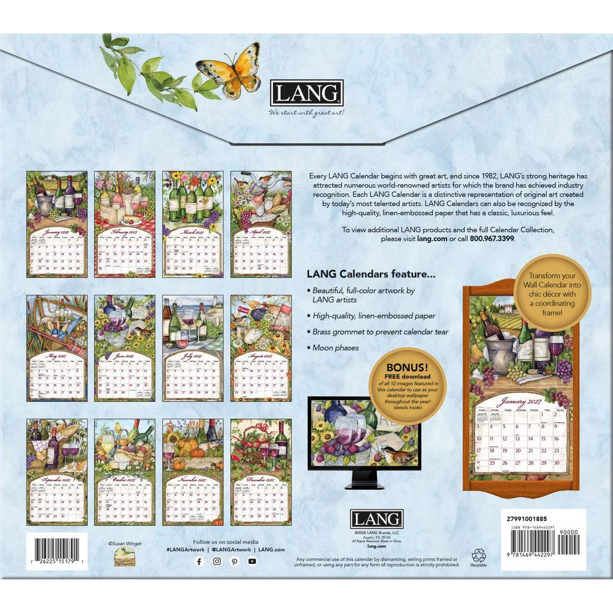 Lang Wine Country Calendar