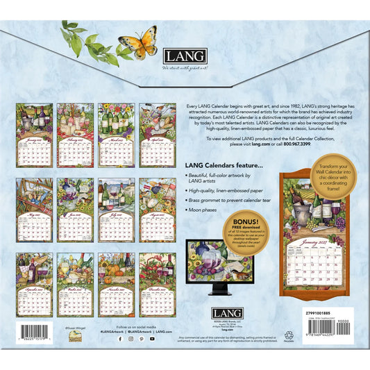 2027 Lang Wine Country Calendar