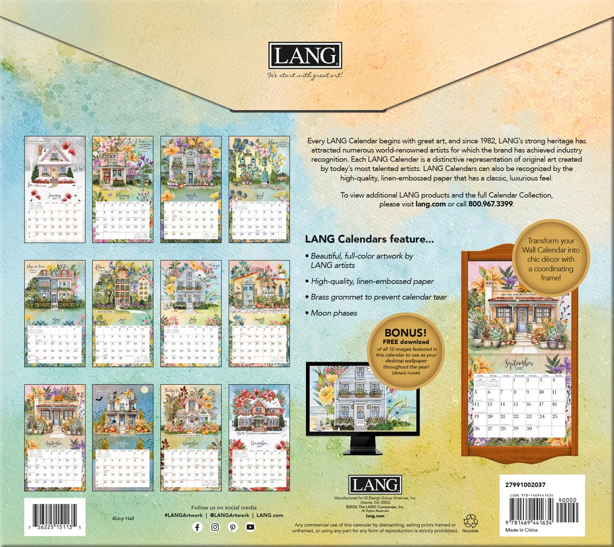 2027 Bless This Home Calendar
