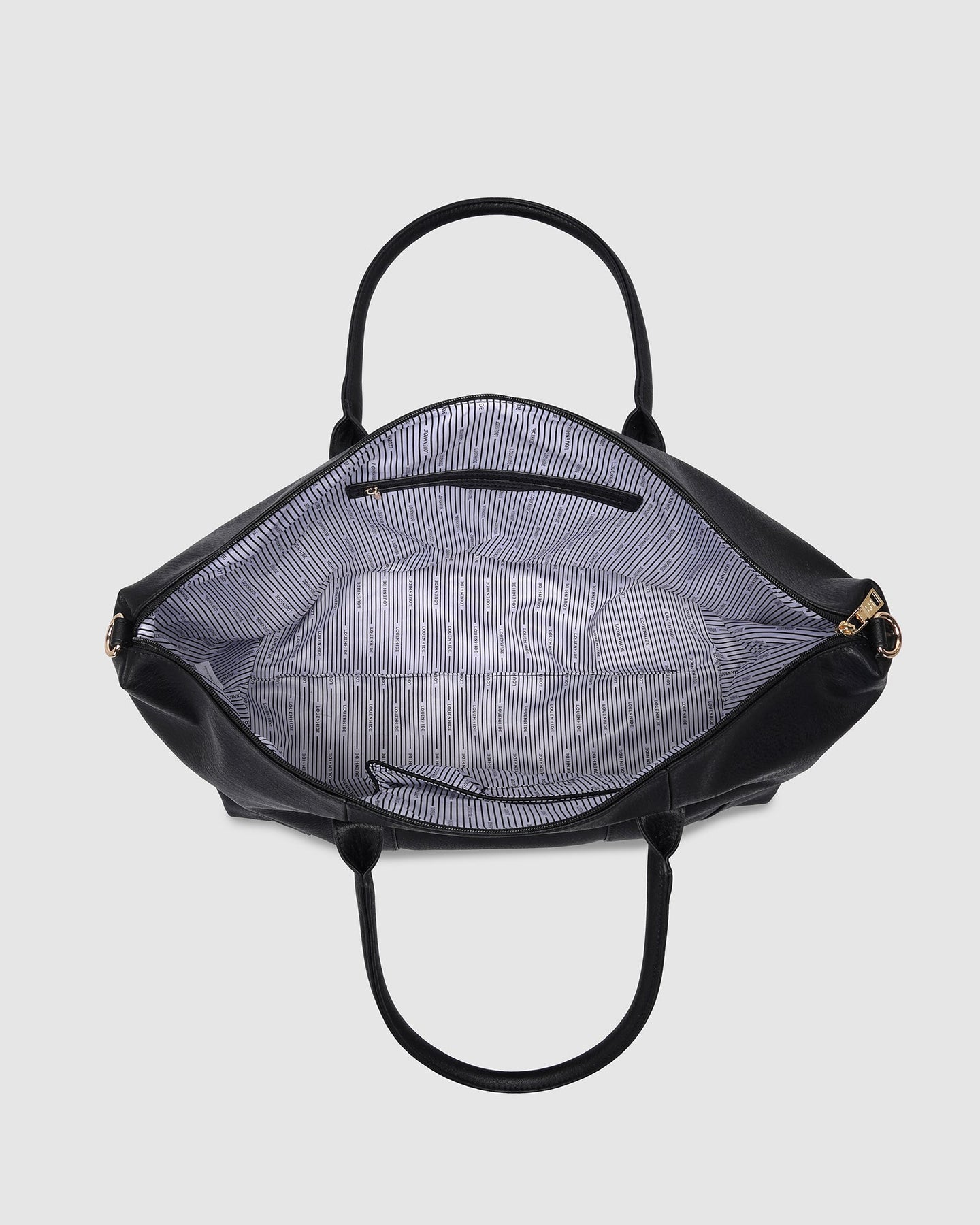 Alexis Stripe Weekender Travel Bag - Black Stripe