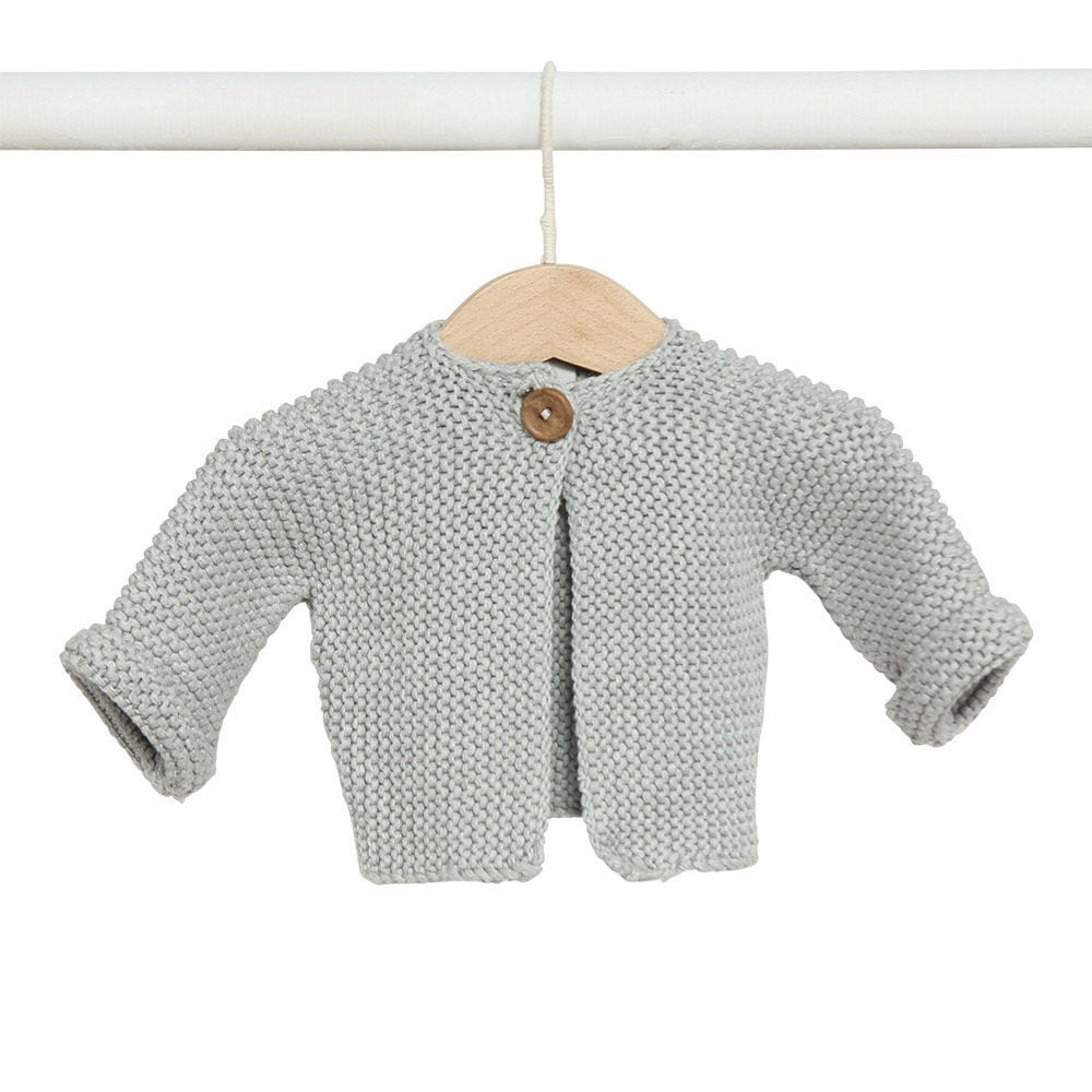Elf Baby Cardi - Grey