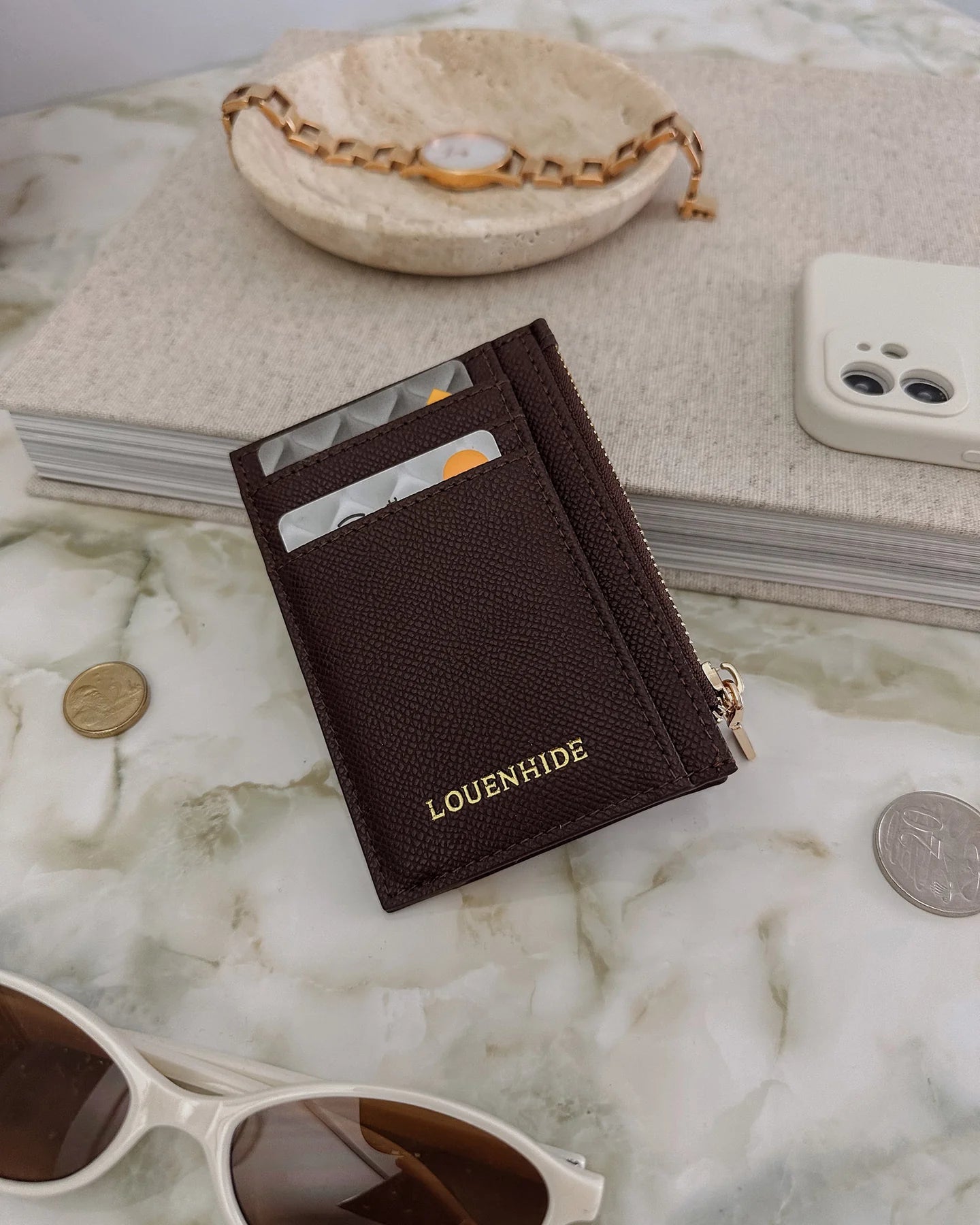 Cara Cardholder - Chocolate