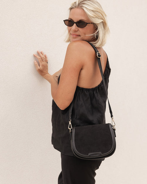 Jade Crossbody Bag - Black