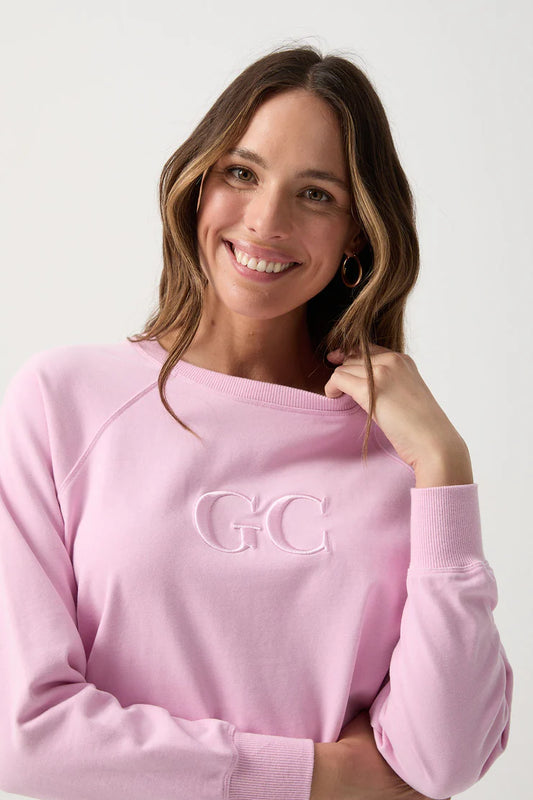 GC Logo Sweater Nosegay Pink